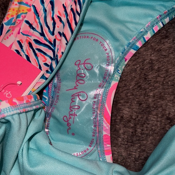 Lilly Pulitzer Lagoon Sarong Hipster Bottom Splash - Picture 3 of 3